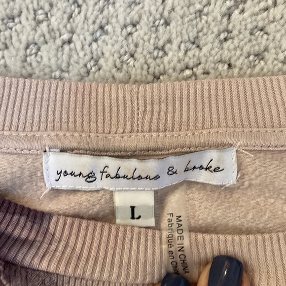 YOUNG FABULOUS & BROKE tie dye top - Picture 2 of 3